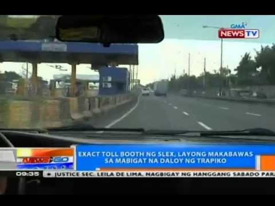NTG: Exact toll booth ng SLEX, layong makabawas sa mabigat na daloy ng trapiko