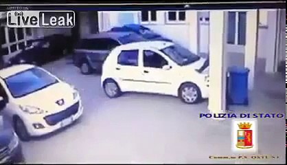 Video footage of the abduction of the child in Italy