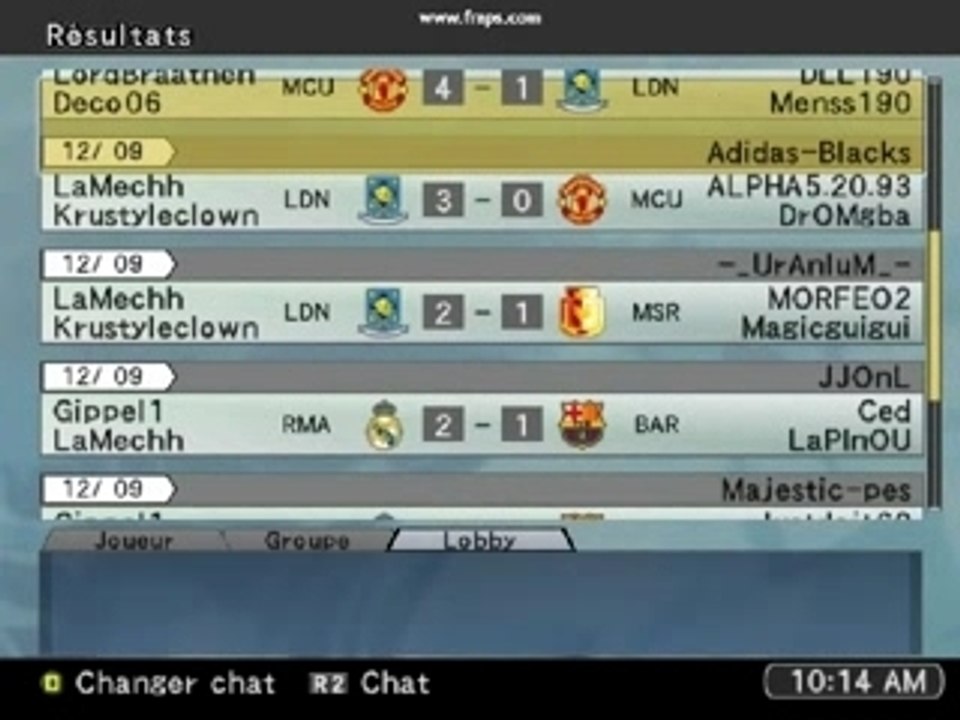 Vieux bourrins résultats