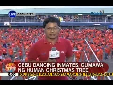 UB: Cebu Dancing Inmates, gumawa ng human Christmas tree