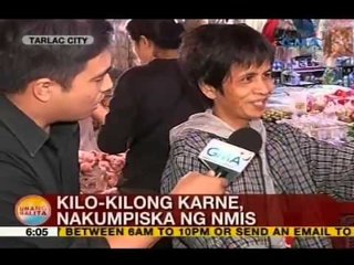 UB: Kilo-kilong karne, nakumpiska ng NMIS sa Tarlac City