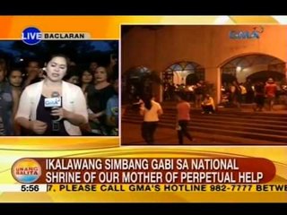 UB: Ika-2 Simbang Gabi sa National Shrine of Our Mother of Perpertual Help