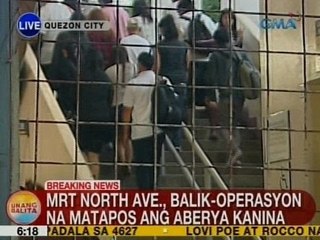 UB: MRT North Ave., balik-operasyon na matapos ang aberya kanina