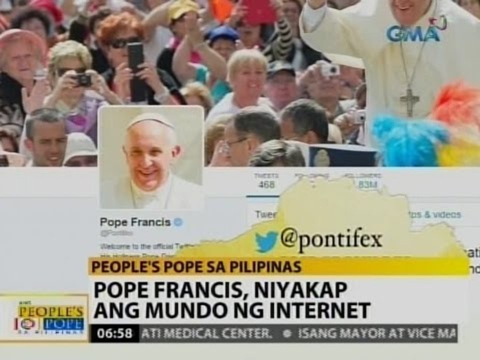 24Oras: Pope Francis, niyakap ang mundo ng internet