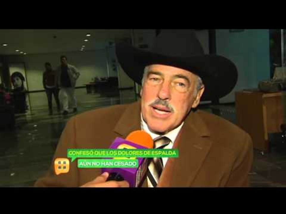 Andrés García regresa al trabajo a días de cirugía