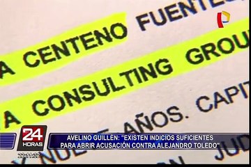 Avelino Guillén: "Existen indicios suficientes para abrir acusación contra Alejandro Toledo"