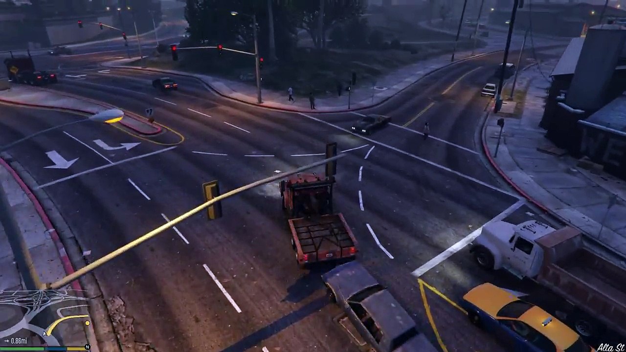 Grass Roots GTA V. Franklin approaches Barry at a store front on Sinner Street . Part 2