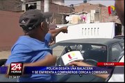 Callao: policía se enfrenta a balazos a sus compañeros en comisaría