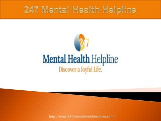 247 Mental Health Illness Services