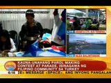 UB: Kauna-unahang parol making contest at parade, isinagawa ng Filipino community sa Turkey