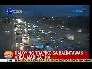 UB: Daloy ng trapiko sa Balintawak area, mabigat na