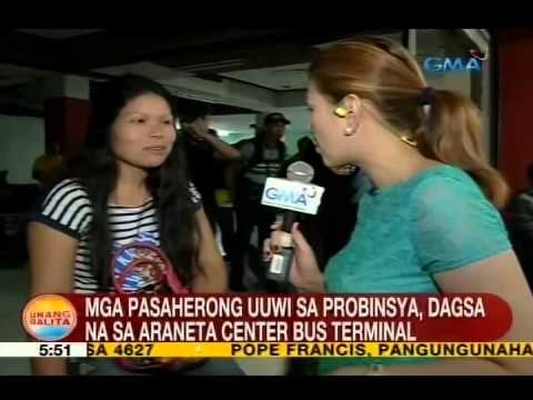 UB: Mga pasaherong uuwi sa probinsya, dagsa na sa Araneta Center Bus Terminal