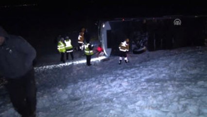 Konya'da Yolcu Otobüsü Devrildi: 1 Ölü, 43 Yaralı