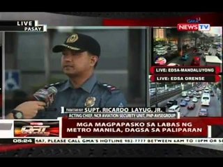 Video herunterladen: QRT: Mga magpapasko sa labas ng Metro Manila, dagsa sa paliparan