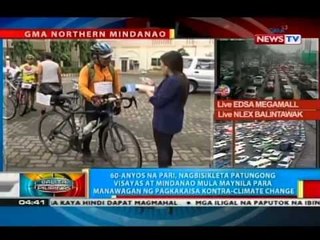 BP: Pari, nagbisikleta pa-Visayas-Mindanao mula Maynila