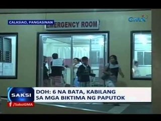Saksi: 6 na bata, kabilang sa mga unang biktima ng paputok ngayong taon- DOH