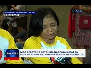 Saksi: Mga debotong Katoliko, nagpasalamat sa mga biyayang natanggap sa Misa de Aguinaldo