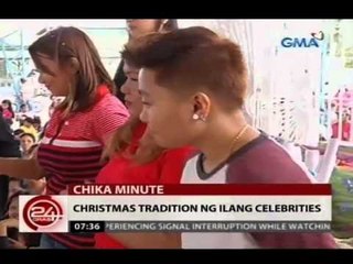 24 Oras: Christmas tradition ng ilang celebrities