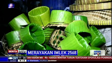 Tradisional, Kue Keranjang di Majalengka Berbungkus Daun Pisang