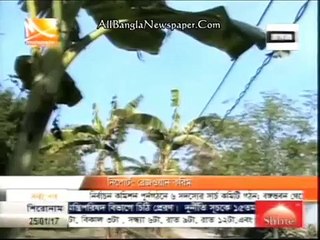 নীলফামারীতে বাঁশের খুঁটিতে বিদ্যুৎ সংযোগ