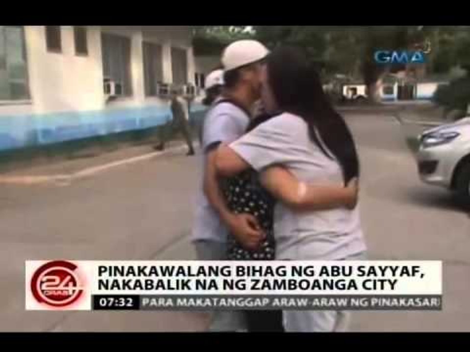 24Oras: Pinakawalang bihag ng Abu Sayyaf, nakabalik na ng Zamboanga City