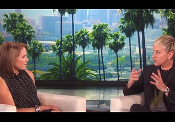 Katie Couric At The Ellen Degeneres Show 2017