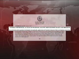 তবুও ট্রাম্পকে স্বাগত জানাবেন নিউইয়র্ক মেয়র ডি ব্লাজিও