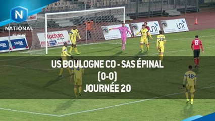 J20 : US Boulogne CO - SAS Épinal (0-0), le résumé