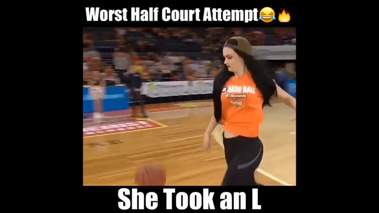 Worst Half Court Attempt and She was told to Take the L