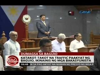 24 Oras: Katakot-takot na traffic paakyat ng Baguio, ikinainis ng mga bakasyunista