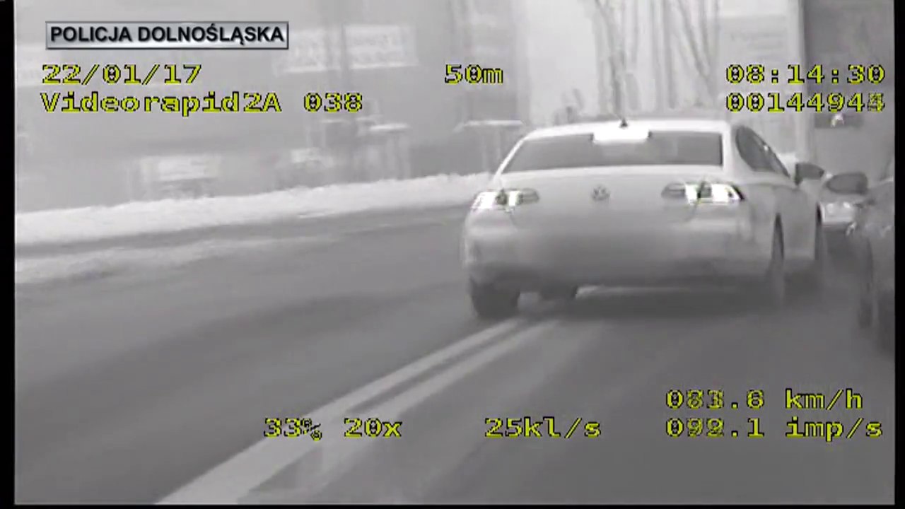 62-latek z Wrocławia zebrał 42 punkty karne