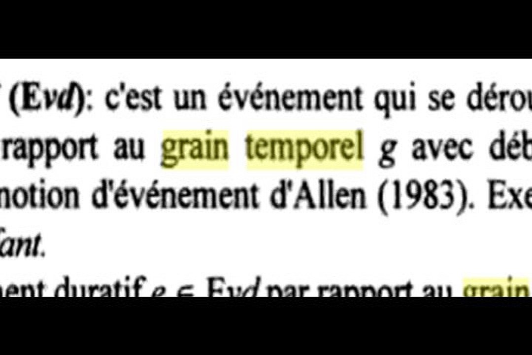 TEMPORAL GRAIN EXIST