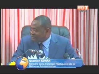 Fonction publique: le ministre Gnamien Konan fait le point de l'opération d'identification
