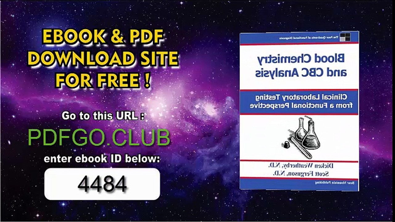 Blood Chemistry and CBC Analysis_ Clinical Laboratory Testing from a Functional Perspective