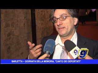 Barletta |  Giornata della Memoria, "Il canto dei deportati"