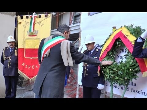 Napoli - Shoah, omaggio a due bambini napoletani trucidati dai nazisti (27.01.17)