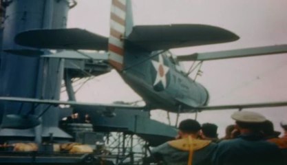 Task Force 16 at Sea - filmed from the heavy cruiser USS Salt Lake City - Doolittle's Tokyo Raid (1942)