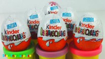 Giant Princess Kinder Surprise Eggs Disney Frozen Elsa Anna Minnie Mickey Play Doh Huevos Sorpresa