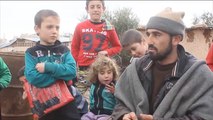 أوضاع إنسانية صعبة لآلاف النازحين بمخيم الذهبية بريف حمص