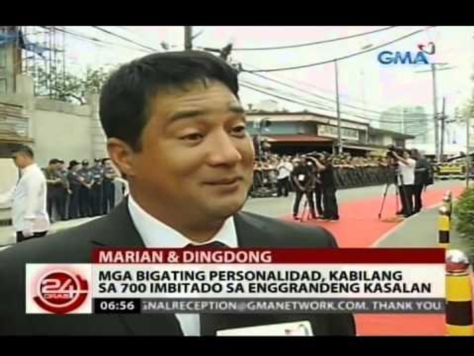Mga bigating personalidad, kabilang sa 700 imbitado sa enggrandeng kasalan nina Marian at Dingdong
