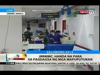 BT: JRRMMC, handa na para sa pagdagsa ng mga mapuputukan