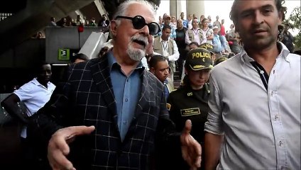 Colombie: l'artiste Botero rend visite à "La Gorda" à Medellin