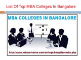 MBA Admission 2017 Alert in Top MBA Colleges in Bangalore