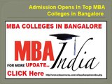 Search Top MBA colleges In Bangalore here