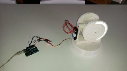 Version 2 maquette 'effet gyroscopique'