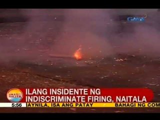 UB: Ilang insidente ng indiscriminate firing, naitala