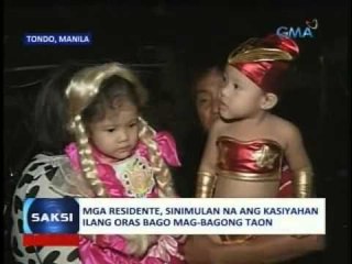 Saksi: Mga taga-Tondo, sinimulan na ang kasiyahan ilang oras bago mag-bagong taon
