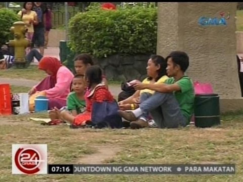 24 Oras: Ilang Pinoy, sa pasyalan sasalubungin ang Bagong Taon