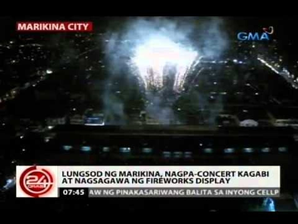24 Oras: Dancing fountain at fireworks display sa Luneta, inaabangan