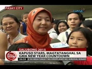 24 Oras: Kapuso stars, magtatanghal sa GMA New Year countdown